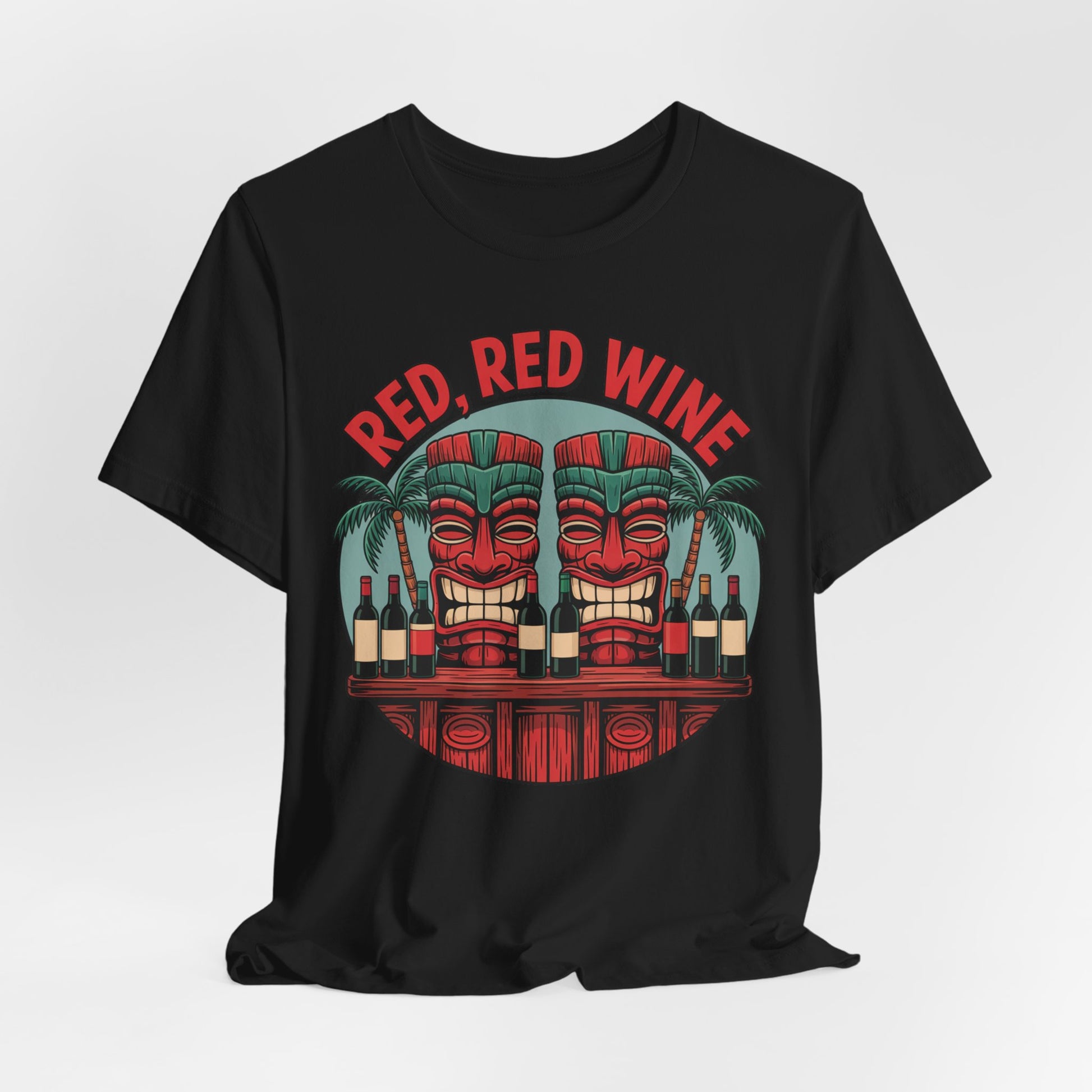 Red, Red Wine Tropical Tiki T-Shirt