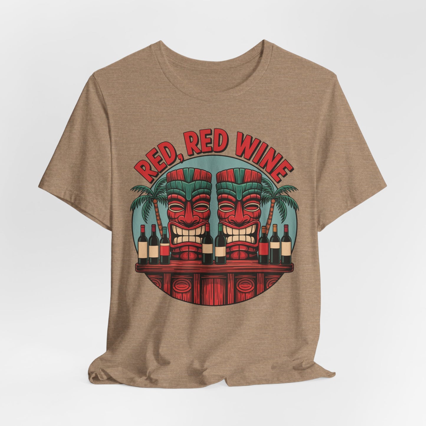 Red, Red Wine Tropical Tiki T-Shirt