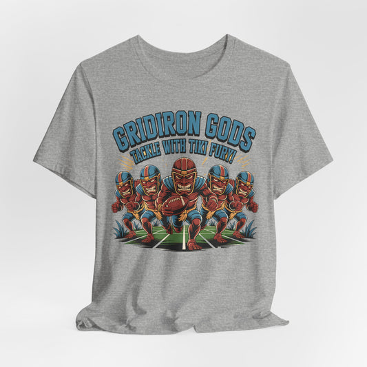 Gridiron Gods Football Tiki T-Shirt