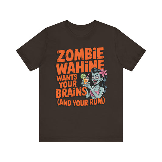 Zombie Wahine Halloween Shirt