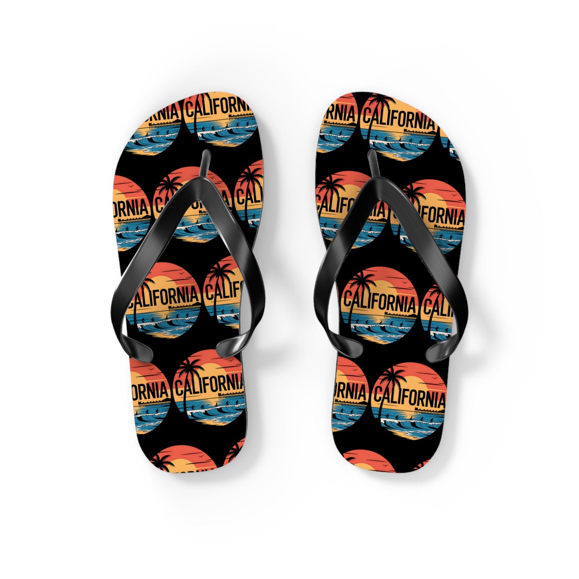California Sunset Flip Flops - Beachwear Sandals