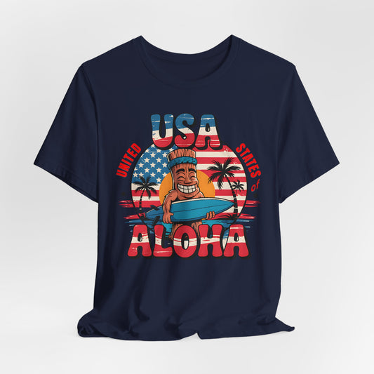 United States of Aloha Tiki T-Shirt