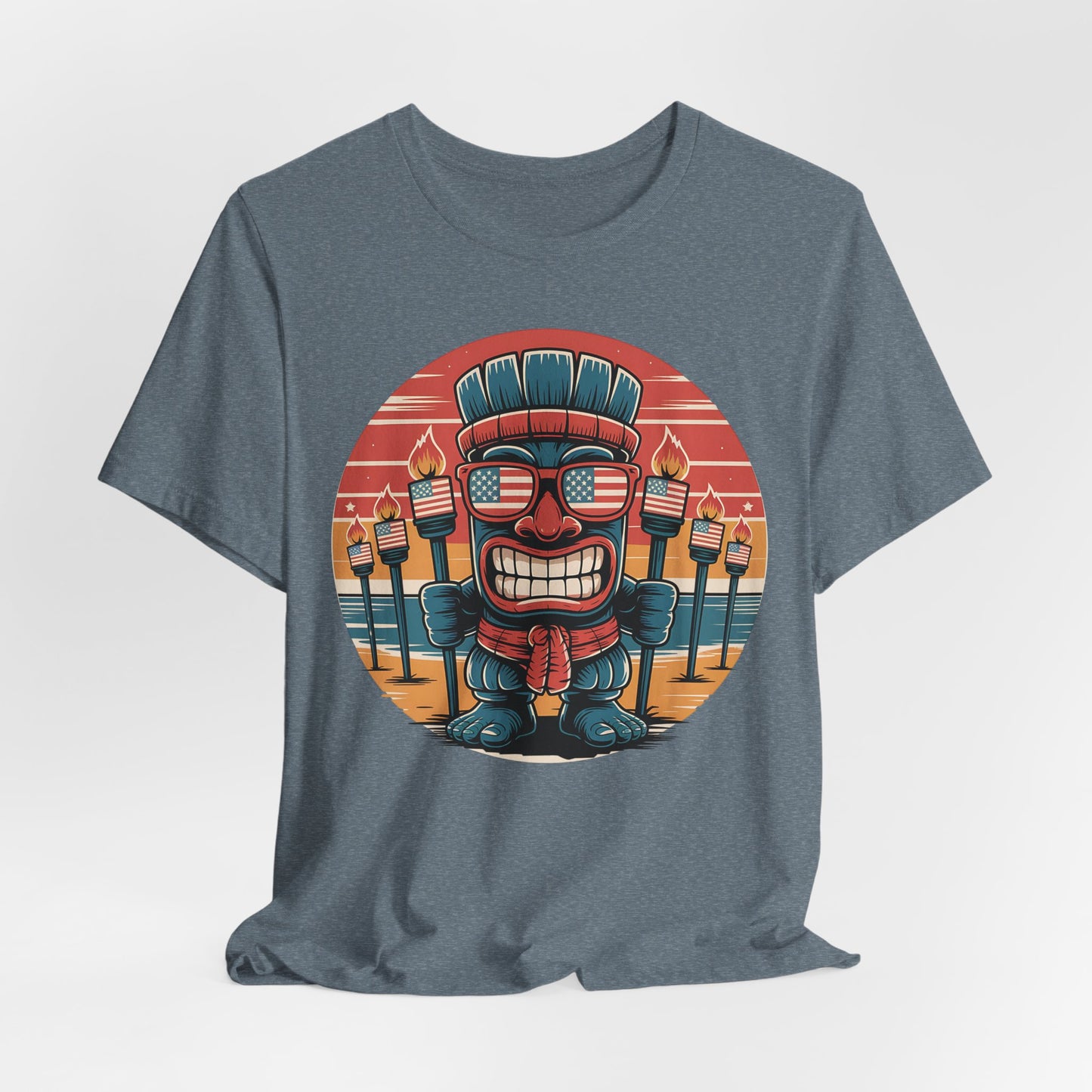 American Patriot Tiki T-Shirt
