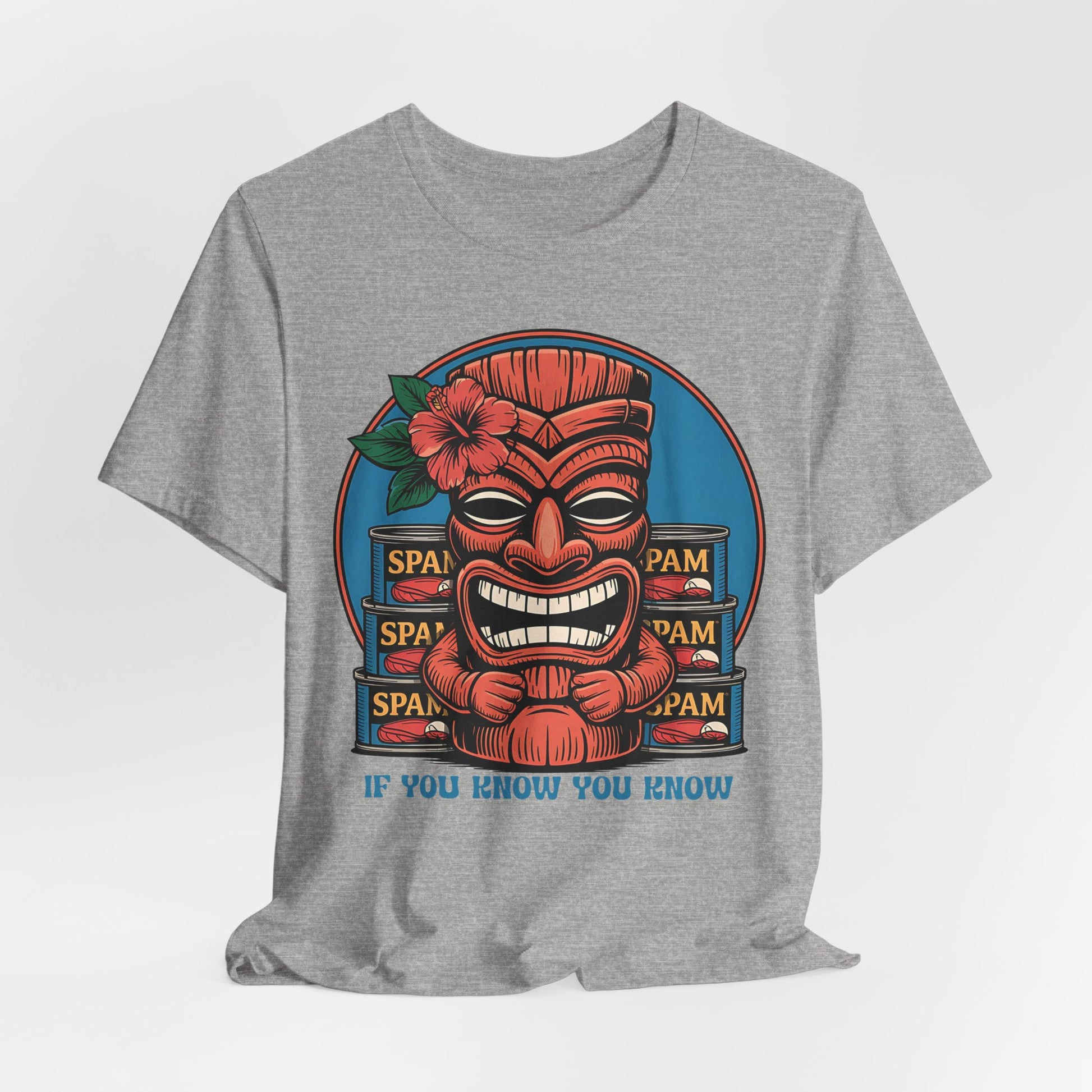 Tiki and Spam Graphic T-Shirt