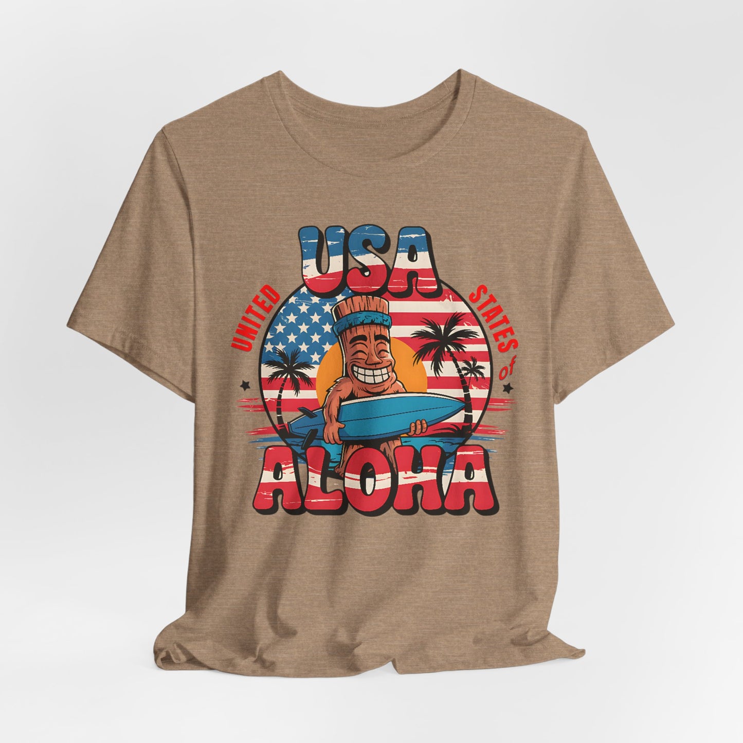 United States of Aloha Tiki T-Shirt