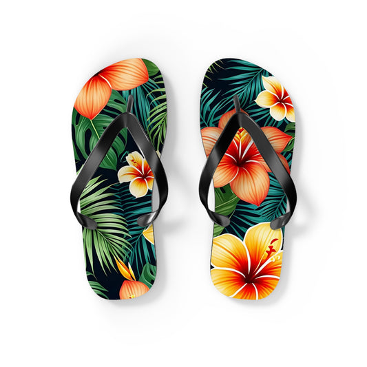Summer Beach Sandals- Flower Flip Flops