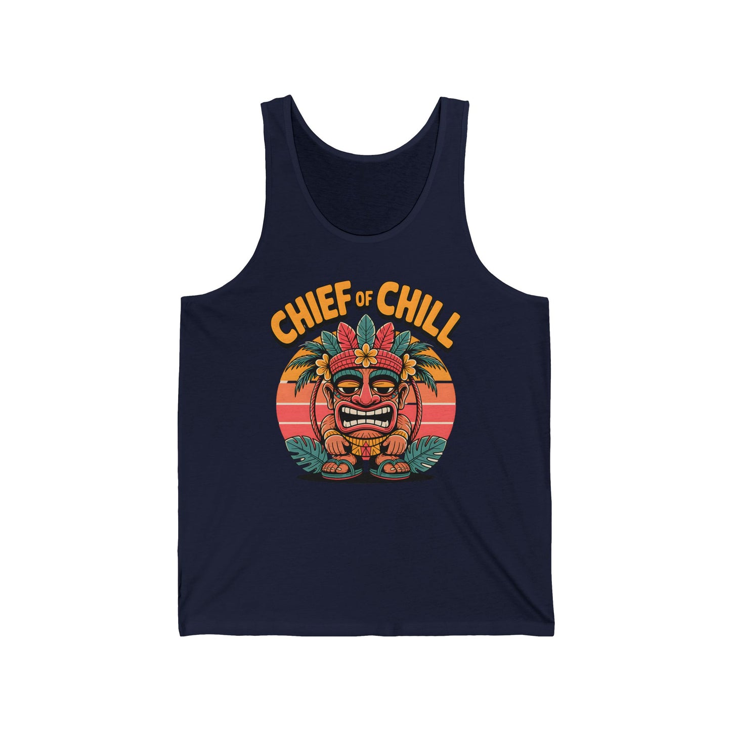 Tropical Chief of Chill Tiki  Tank Top
