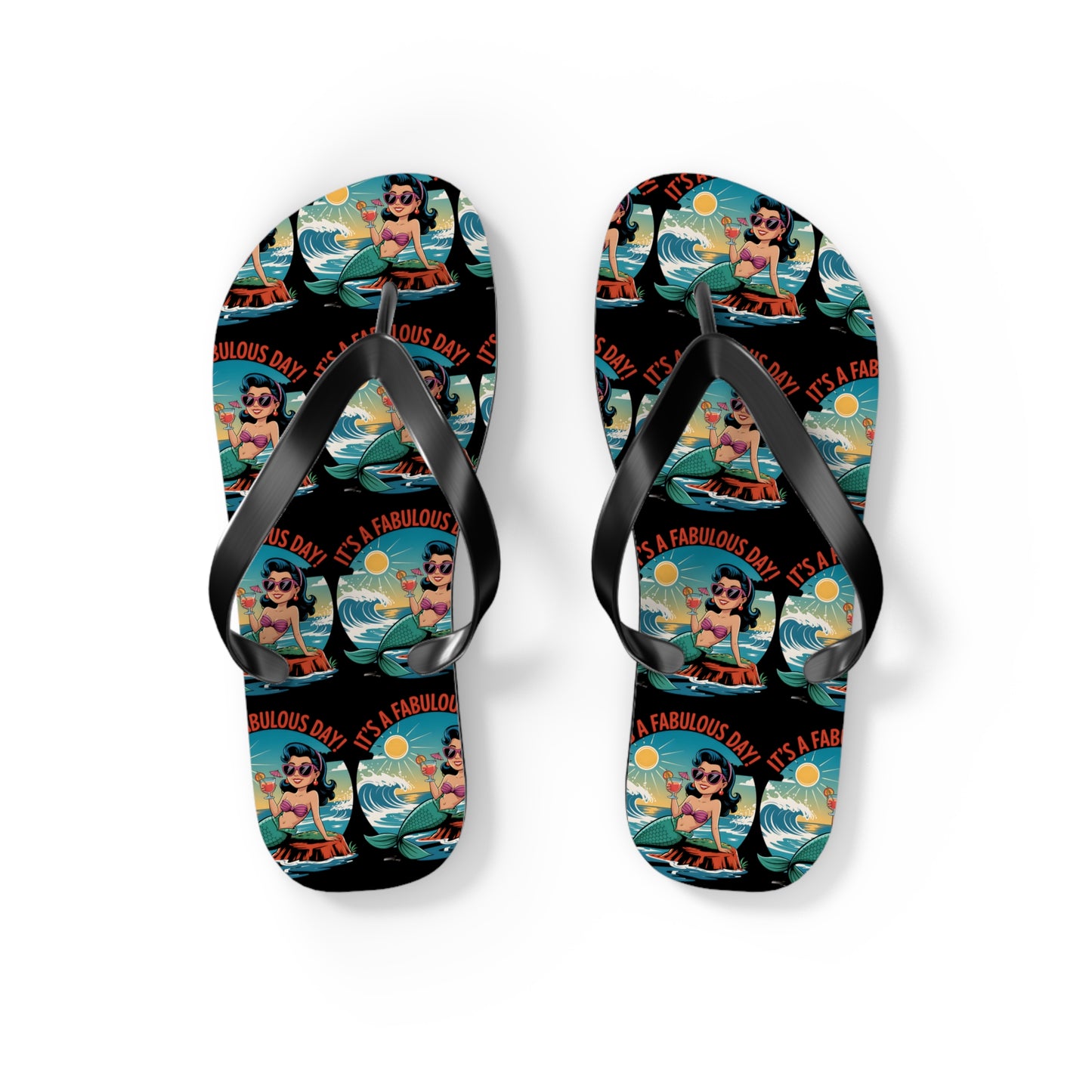 It's a Fabulous Day flip flops