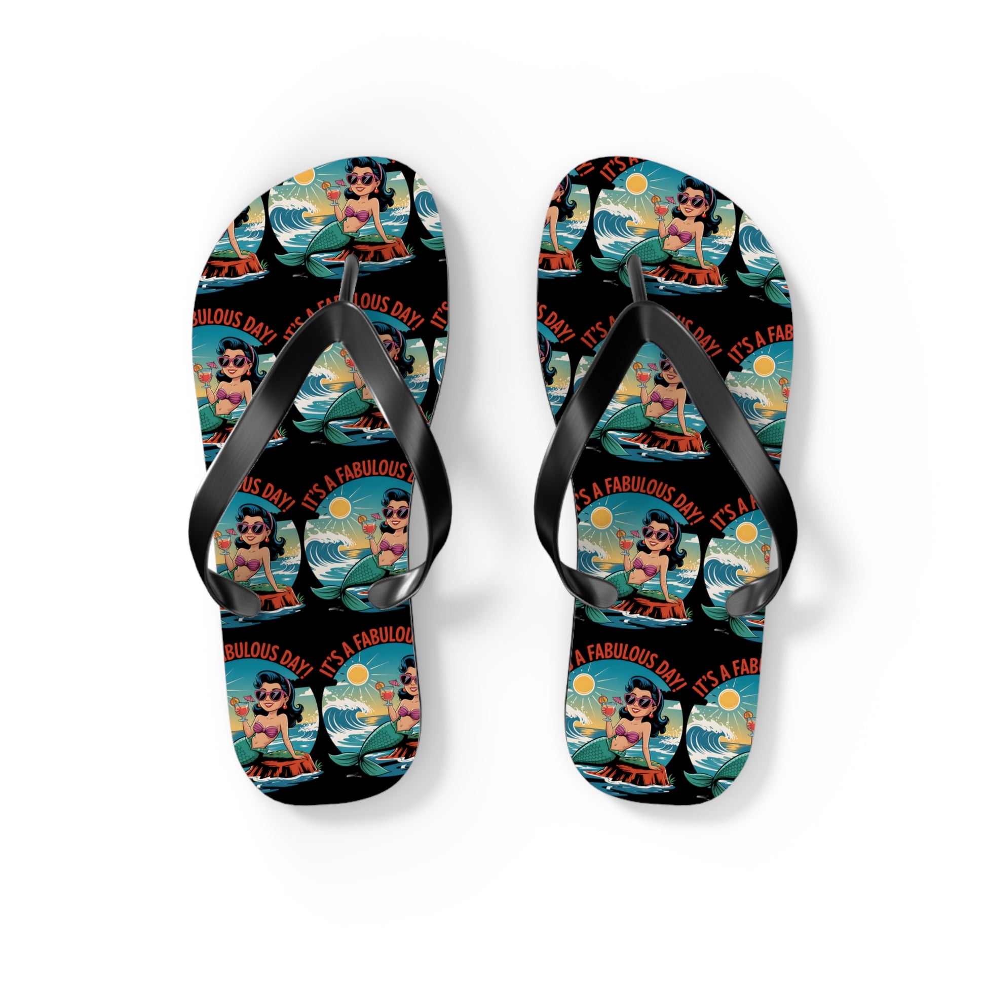 It's a Fabulous Day flip flops