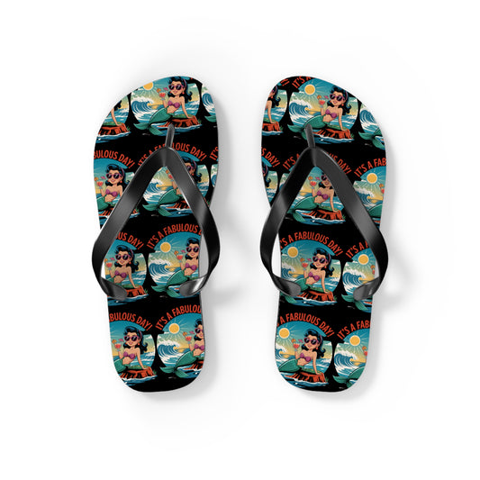 It's a Fabulous Day flip flops