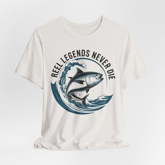 Reel Legends Never Die Fishing T-Shirt