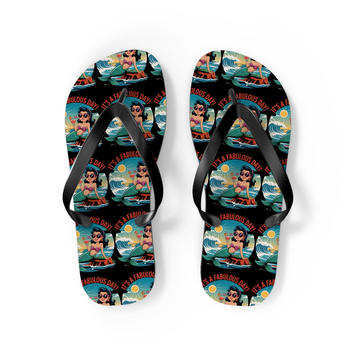It's a Fabulous Day flip flops