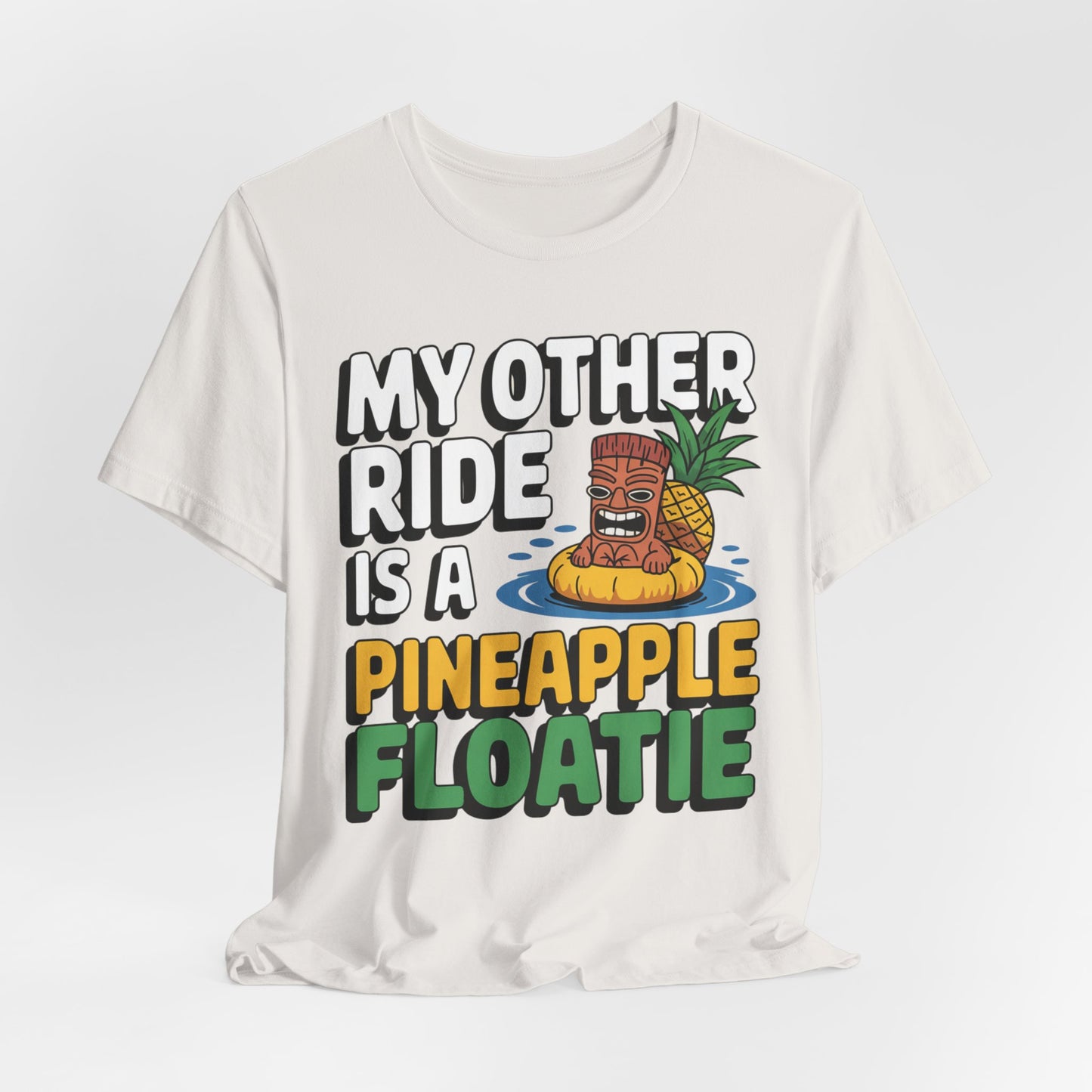 Fun Pineapple Floatie Tiki T-Shirt