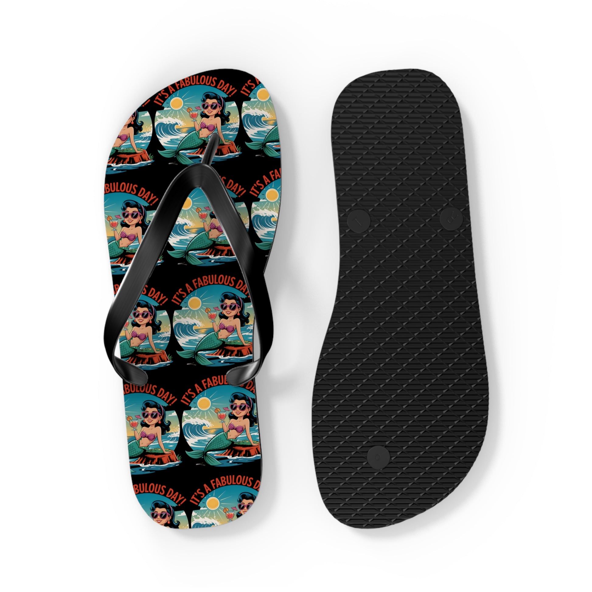 Rebel Tropics flip flops